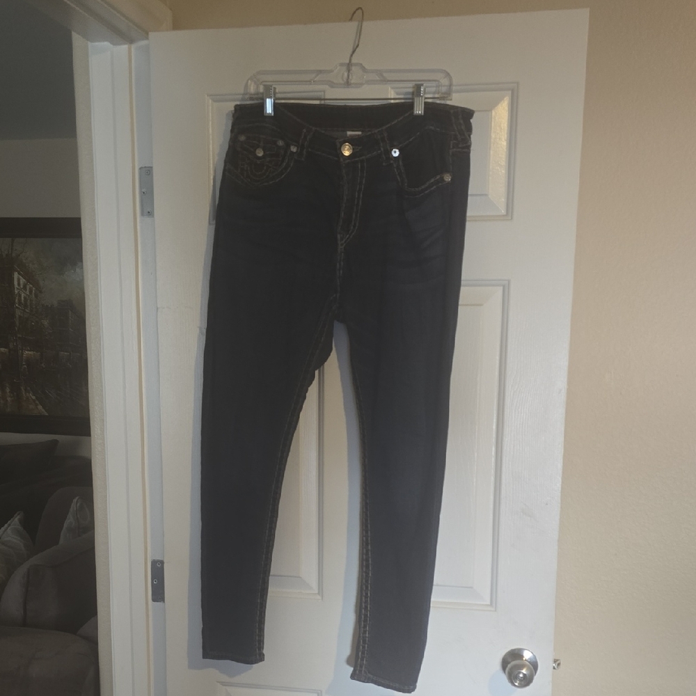 True Religion Dark Indigo Skinny Jeans